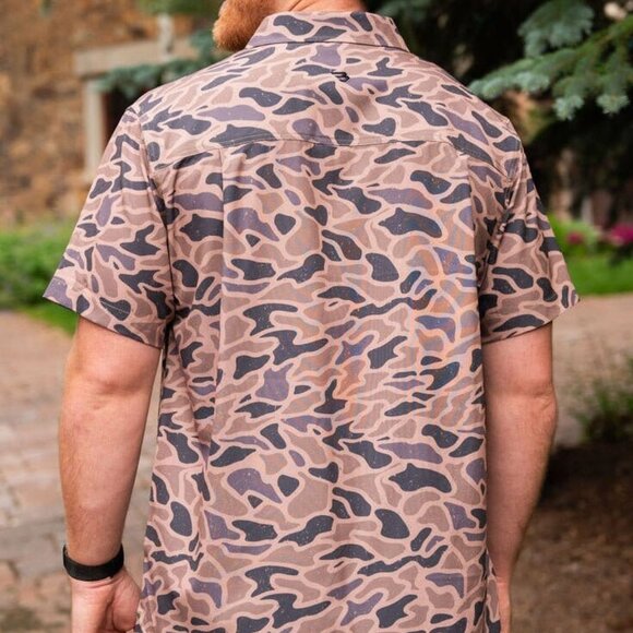BURLEBO Performance Button Up - Gauge Camo - Picture 2 of 3